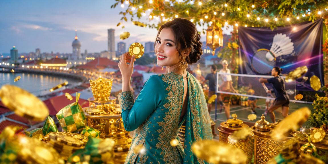 Suasana komuniti Kota Bharu yang mempromosikan permainan bertanggungjawab sempena Hari Raya